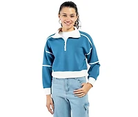 Simply Southern Contrast ¼ Zip Pullover