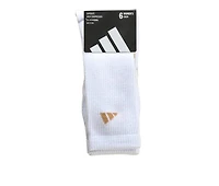 Adidas 6 Pair Womens Superlite Crew Socks