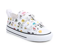 Girls' Converse Infant & Toddler Chuck Taylor 2V Ox Hello Sneakers