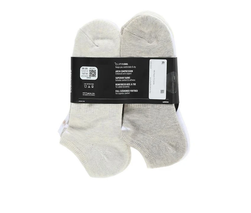 Adidas 6 Pair Women's Cushioned No Show Socks