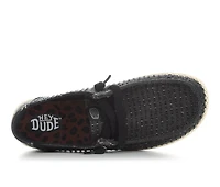 Women's HEYDUDE Wendy Frayed Canvas