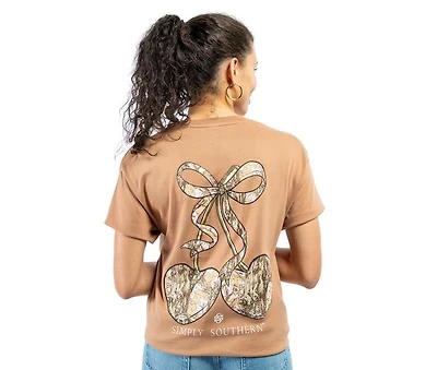 Simply Southern Camo Cherry Short Sleeve Tee