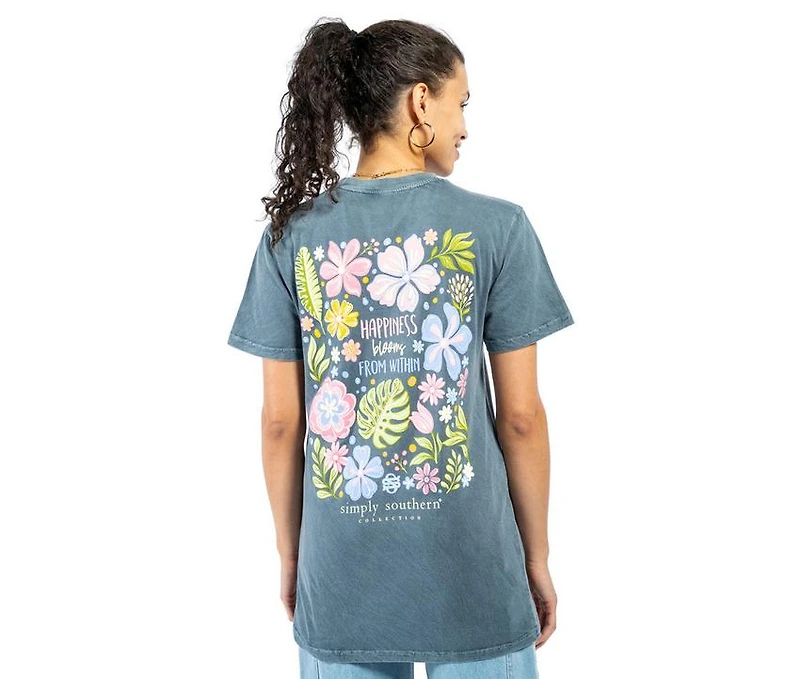 Simply Southern Happy Short Sleeve Tee