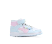 Girls' Puma Big Kid & Little Rebound Layup Charms Sneakers