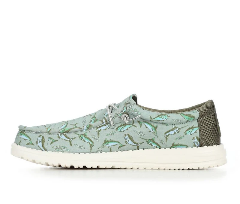 Men's HEYDUDE Wally Bluewater Casual Shoes