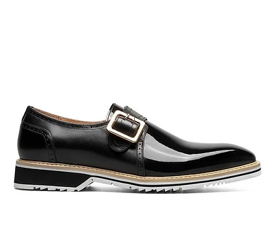 Men's Stacy Adams Bartram Plain Toe Monk Strap Dress Shoes