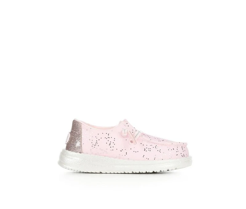 Girls' HEYDUDE Toddler Wendy Sparkle Surprise Casual Shoes