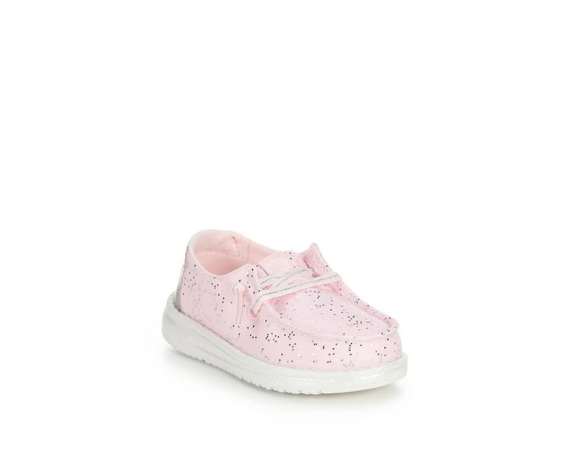 Girls' HEYDUDE Toddler Wendy Sparkle Surprise Casual Shoes