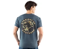 STRAIGHT UP Southern Duck Camo Logo Short Sleeve Tee