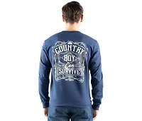 STRAIGHT UP SOUTHERN Country Boy Long Sleeve Tee