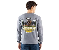 STRAIGHT UP SOUTHERN Timber Deer Long Sleeve Tee