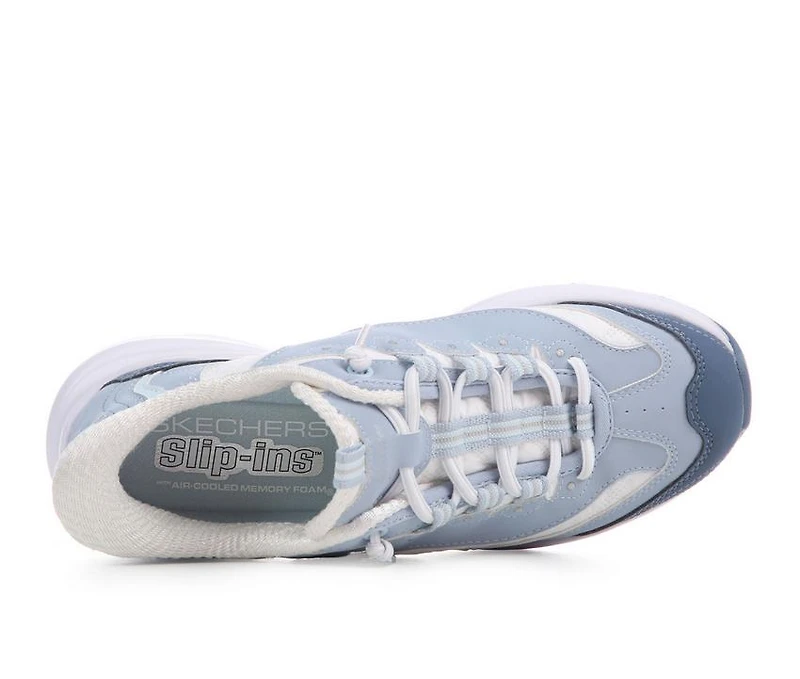 Women's Skechers 150412 D'Lite Cozy Fit Contour Slip Walking Shoes