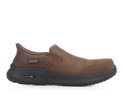 Men's Skechers Work Archfit Crosser Carbon Nano Slip On Shoes