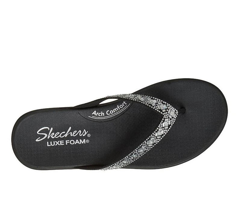 Women's Skechers Meditation Luxe 163660 Flip-Flops