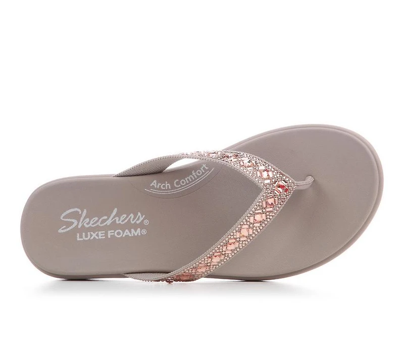 Women's Skechers Meditation Luxe 163660 Flip-Flops