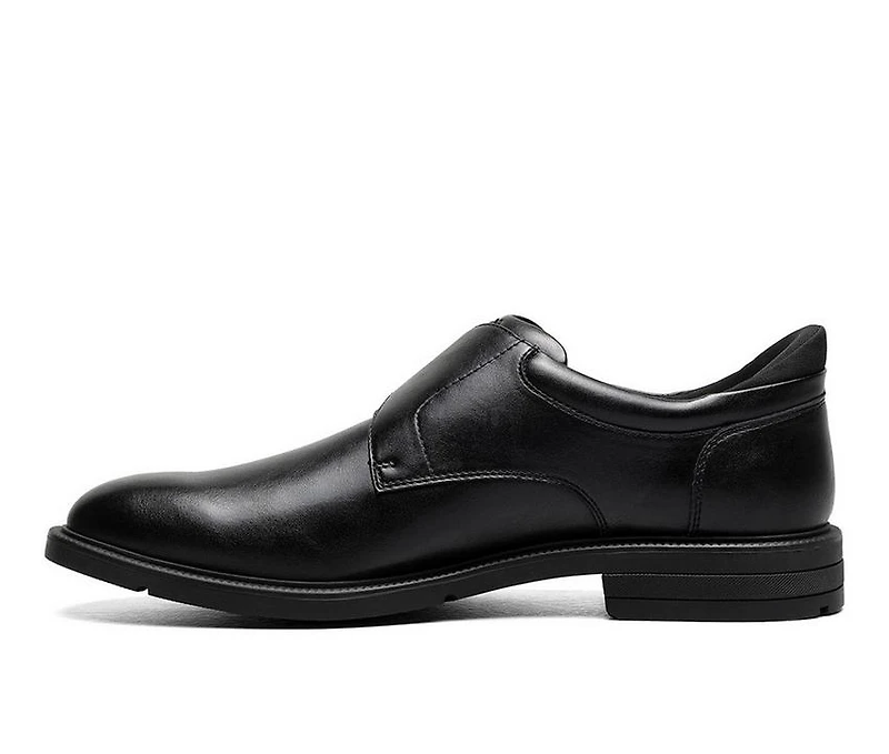 Men's Nunn Bush Kore EZ Hero Plain Toe Monk Strap Oxfords