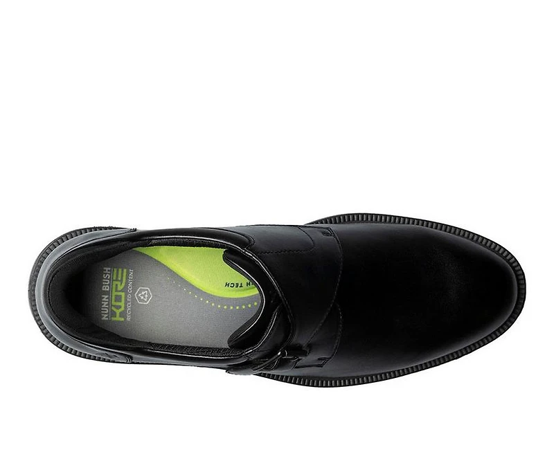 Men's Nunn Bush Kore EZ Hero Plain Toe Monk Strap Oxfords