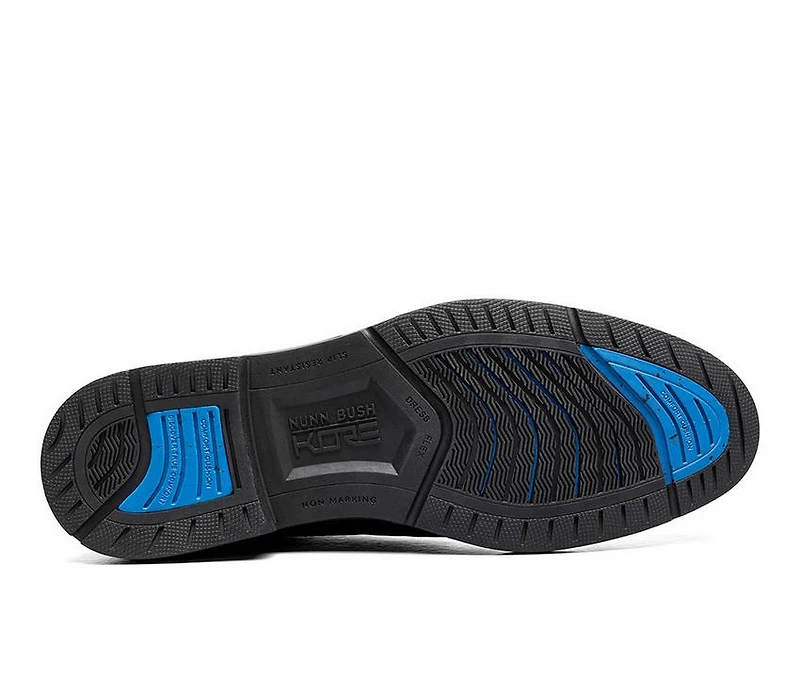 Men's Nunn Bush Kore EZ Hero Plain Toe Monk Strap Oxfords