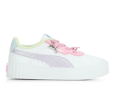 Girls' Puma Little Kid Carina 3.0 Block Party Sneakers