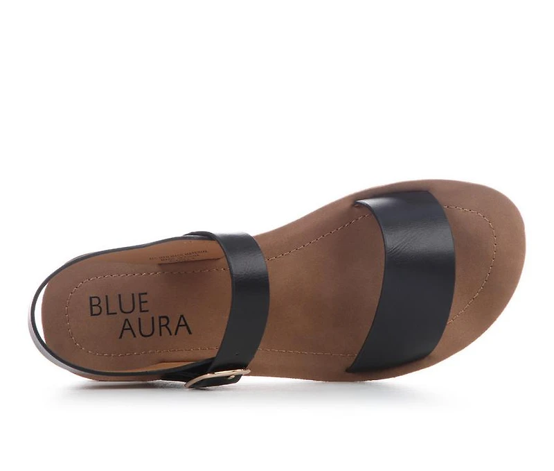 Women's Blue Aura Plenty-S Sandals