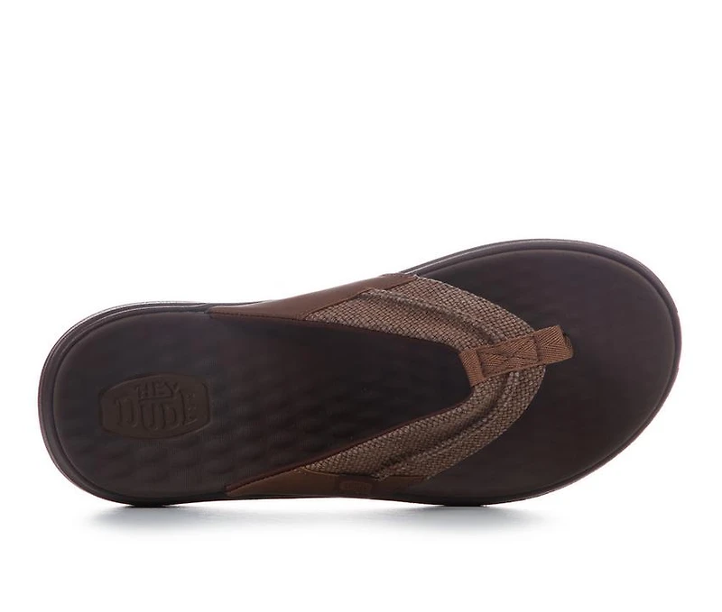 Men's HEYDUDE Finn Flip Braided Flip-Flops