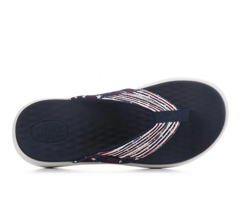 Men's HEYDUDE Finn Flip Americana Flip-Flops
