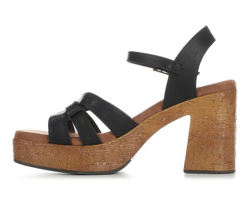 Women's White Mountain Barista Platform Sandals