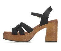 Women's White Mountain Barista Platform Sandals