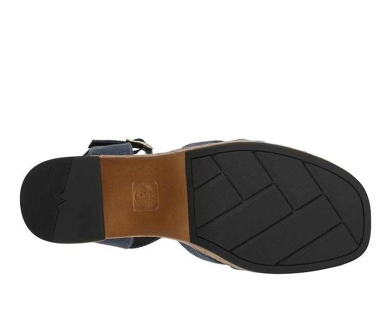 Women's White Mountain Barista Platform Sandals