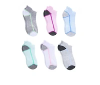 Sof Sole 6 Pair Women's Arch Stripes No Show Socks