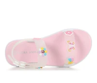 Girls' Laura Ashley Toddler & Little Kid Girly Pop Sandals
