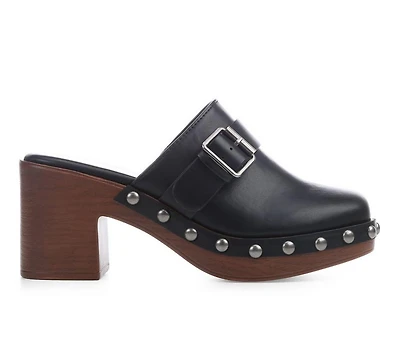 Vintage 7 Eight Nadida Studded Clog Sandals
