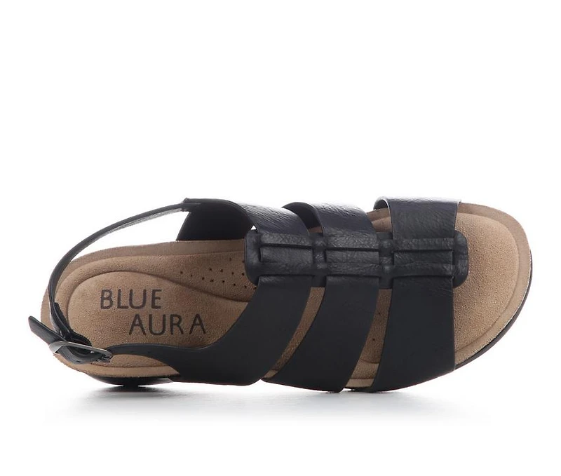Women's Blue Aura Amelia Sandals