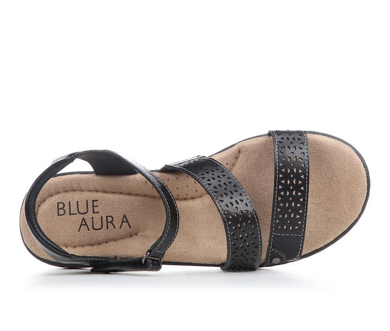 Women's Blue Aura Taren Sandals