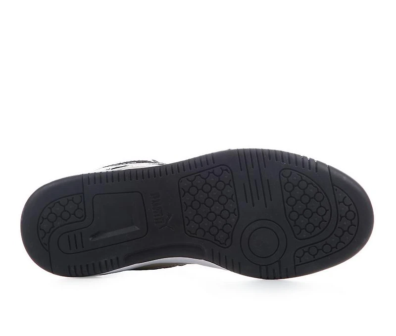 Girls' Puma Rebound Layup Cheetah Mid Junior Sneakers