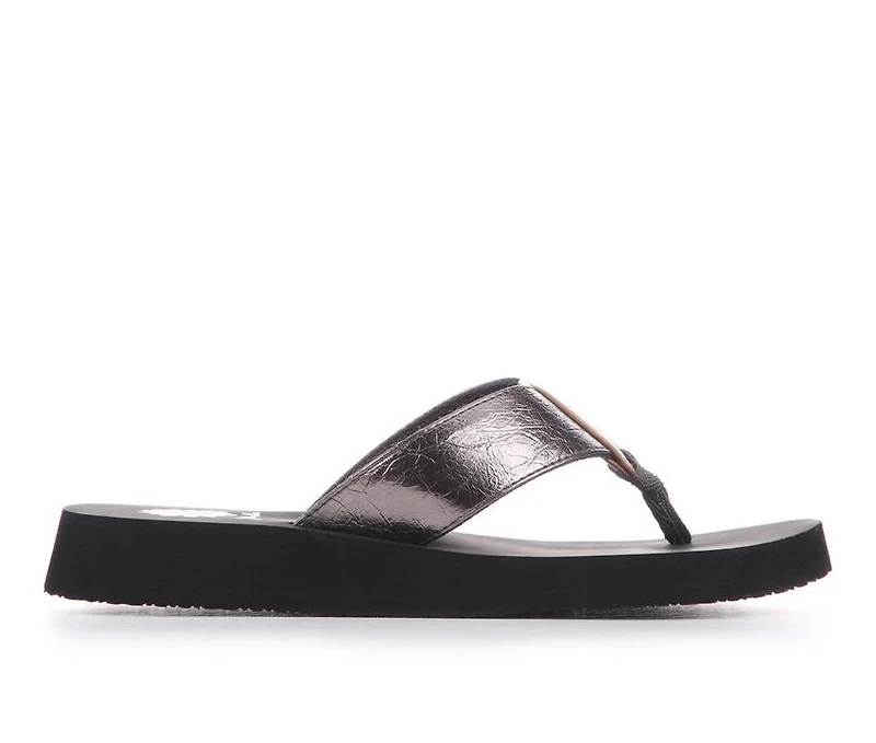Women's Yellow Box Camala Flip-Flops