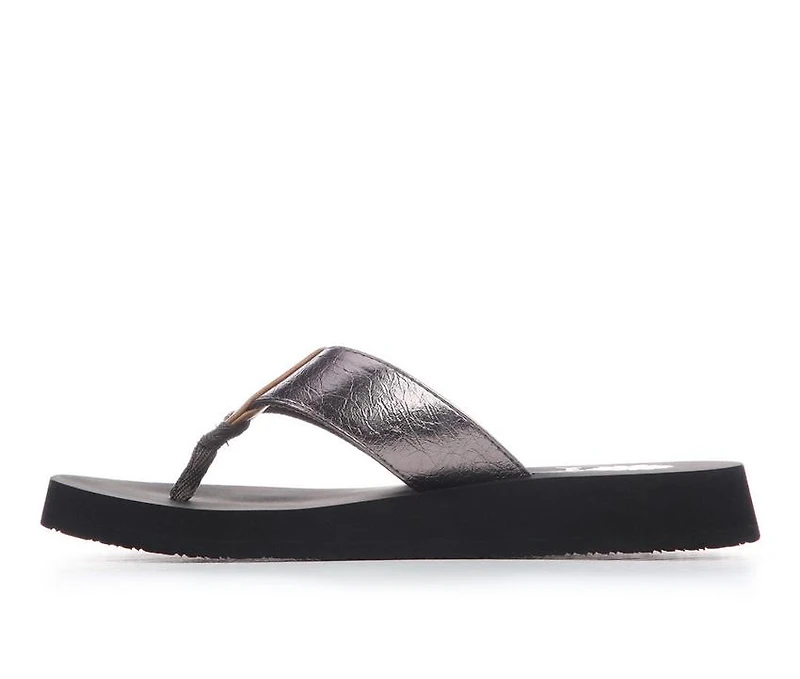 Women's Yellow Box Camala Flip-Flops