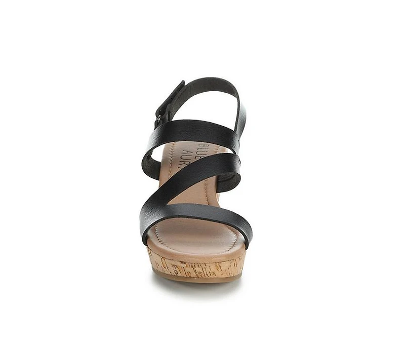 Women's Blue Aura Daria Wedges