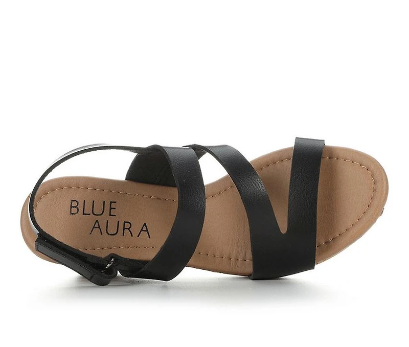 Women's Blue Aura Daria Wedges