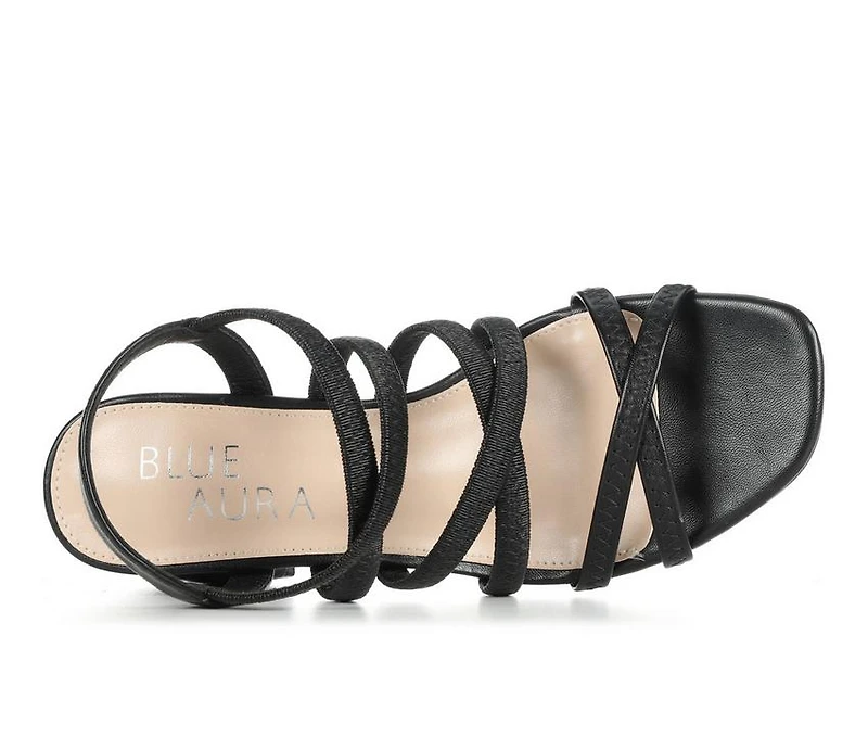 Women's Blue Aura Jenny Dress Sandals