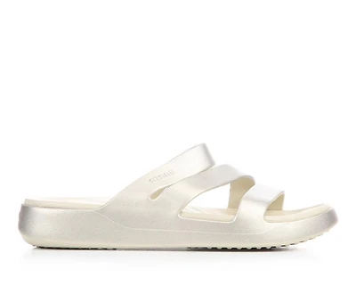 Women's Crocs Getaway Metallic Strappy Sandals