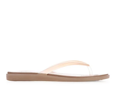 Women's Crocs Miami Jelly Round Toe Flip
