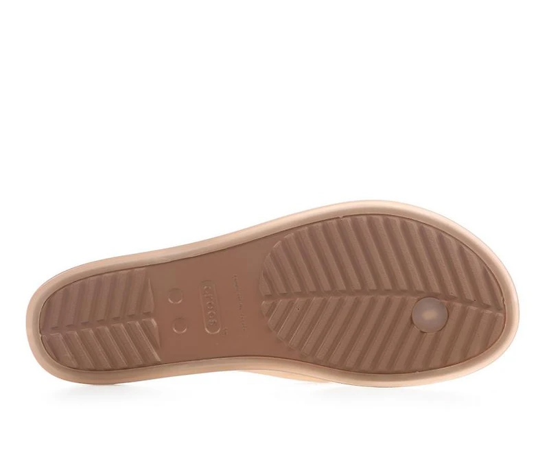 Women's Crocs Miami Jelly Round Toe Flip