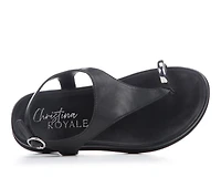 Women's Christina Royale Blueblle Footbed Sandals