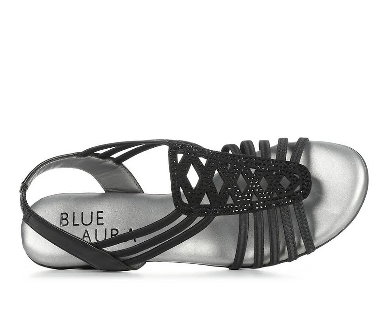 Women's Blue Aura Ellian Dress Sandals