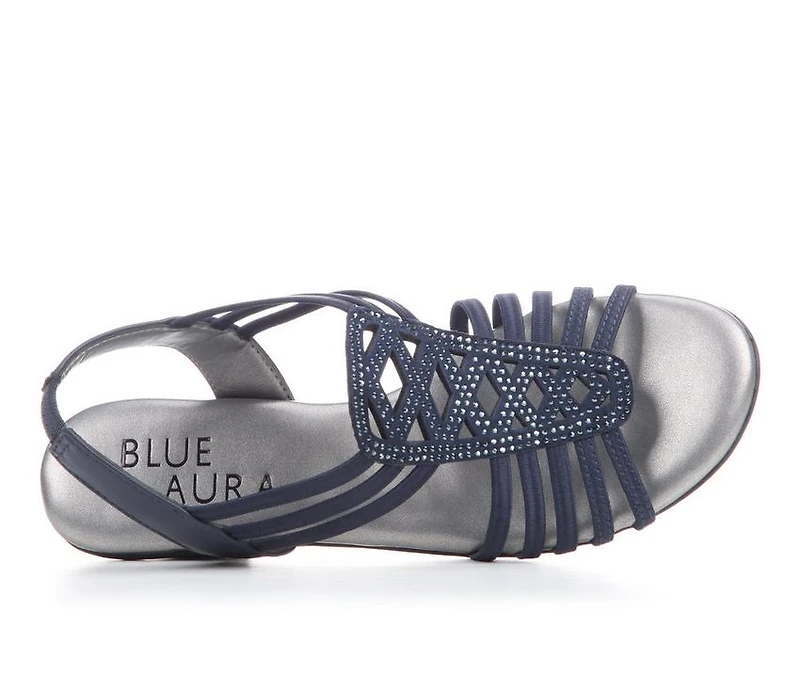 Women's Blue Aura Ellian Dress Sandals