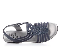Women's Blue Aura Ellian Dress Sandals