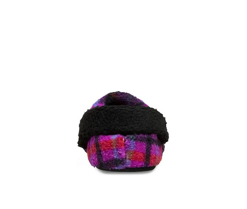 Women's Crocs Classic Cozzzy Plaid Slipper Clogs