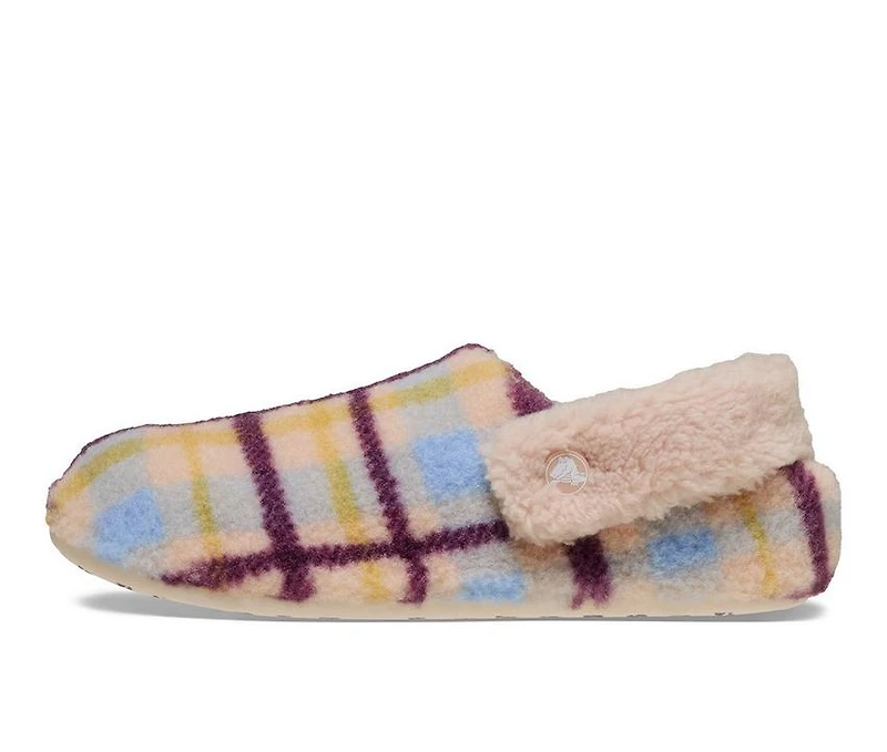 Women's Crocs Classic Cozzzy Plaid Slipper Clogs
