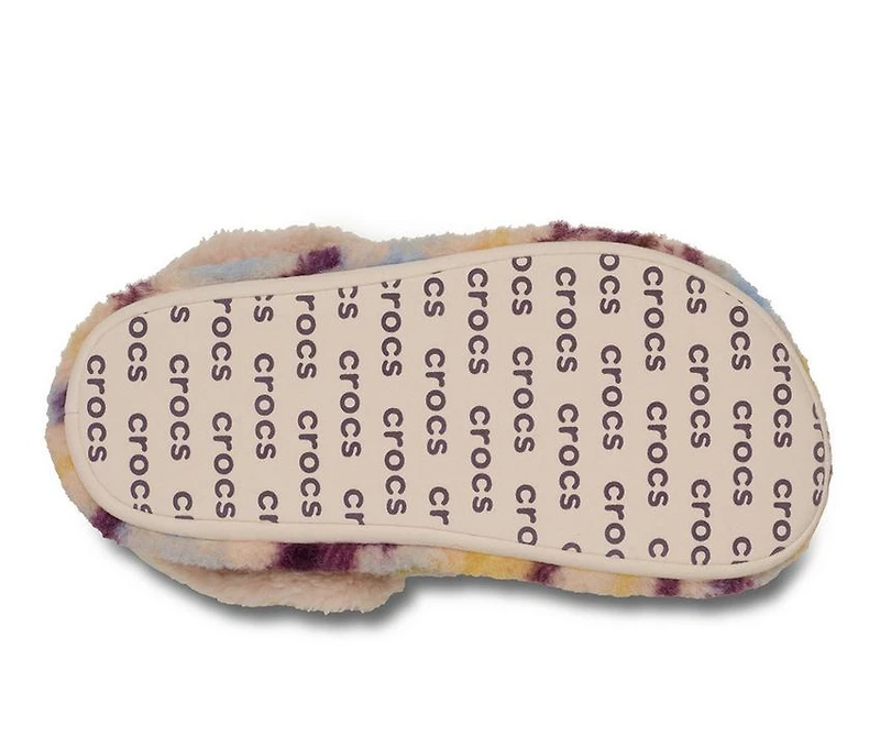 Women's Crocs Classic Cozzzy Plaid Slipper Clogs